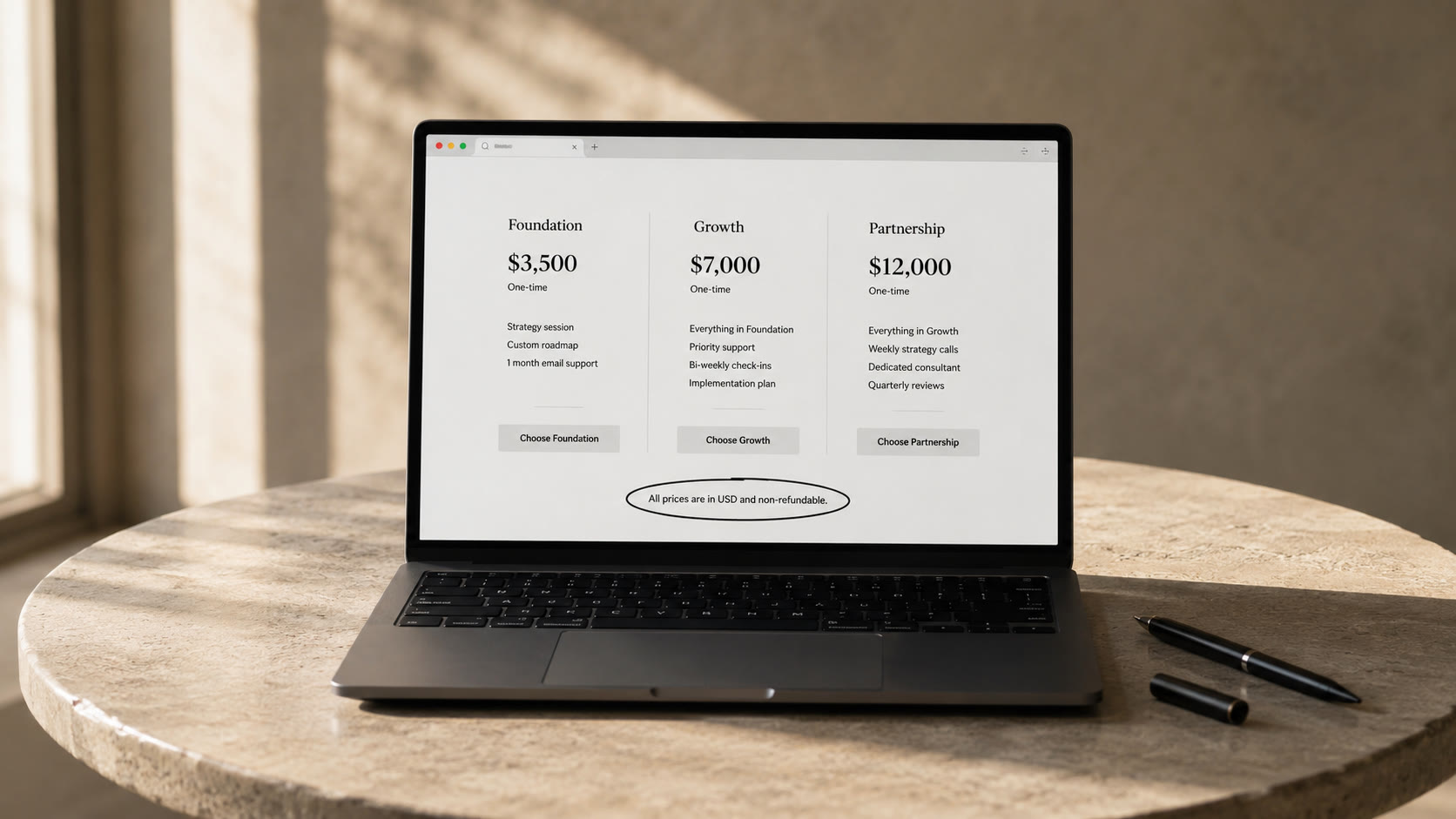 Why your pricing page makes good clients walk away